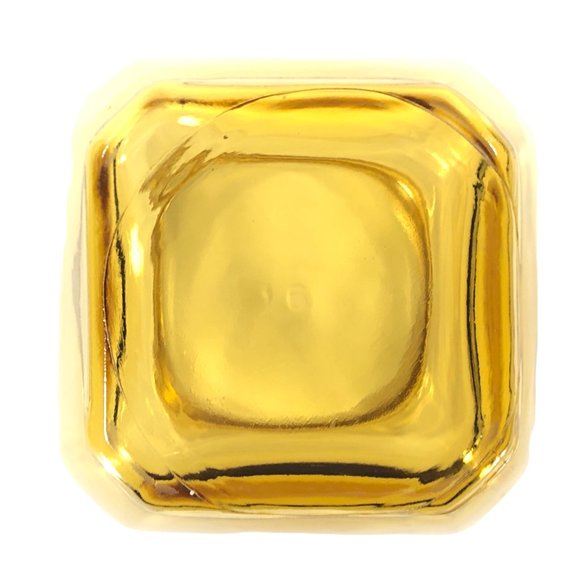 Vintage Westmoreland Sunburst Amber Glass Lidded Jar Container w/ Lid 5 in - Picture 6 of 9